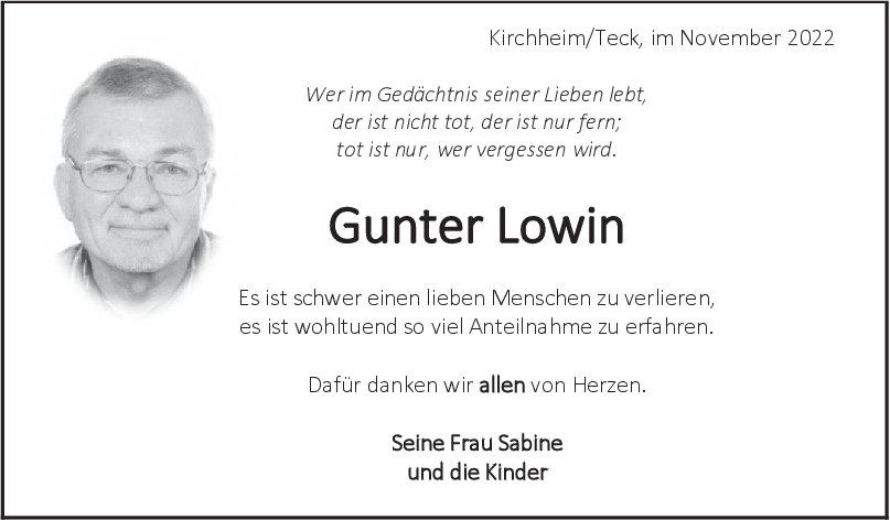 Gunter Lowin <br><p style=