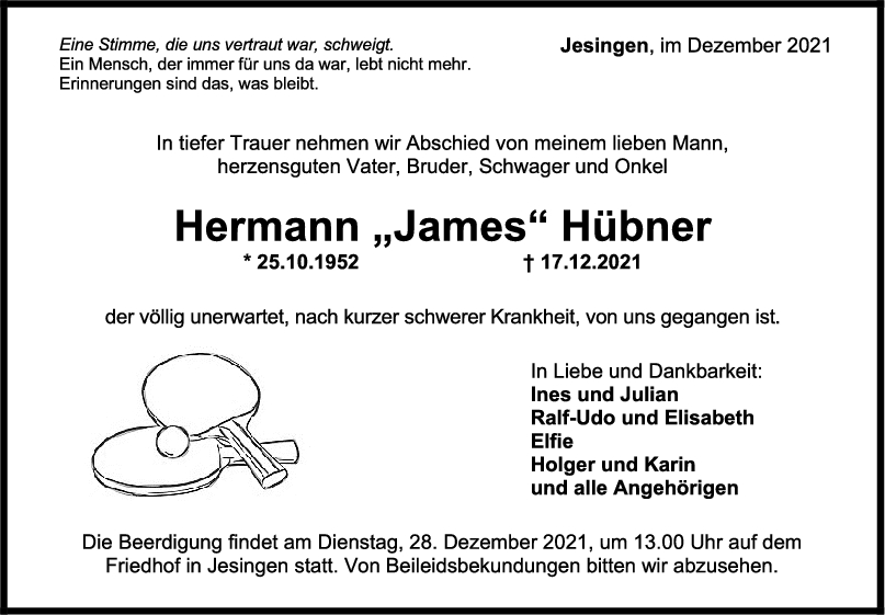 Trauer Hermann 