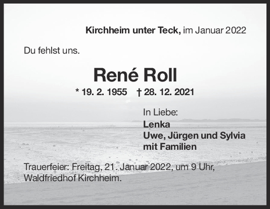 Trauer René Roll <br><p style=
