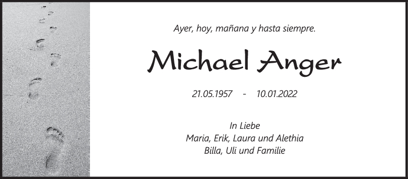 Trauer Michael Anger <br><p style=